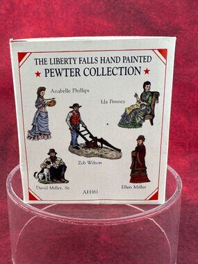 THE LIBERTY FALLS HAND PAINTED PEWTER COLLECTION AH 161